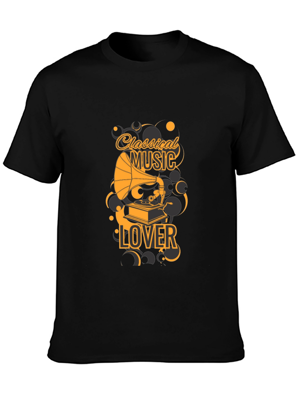 Classical Music Lover Black T-Shirt