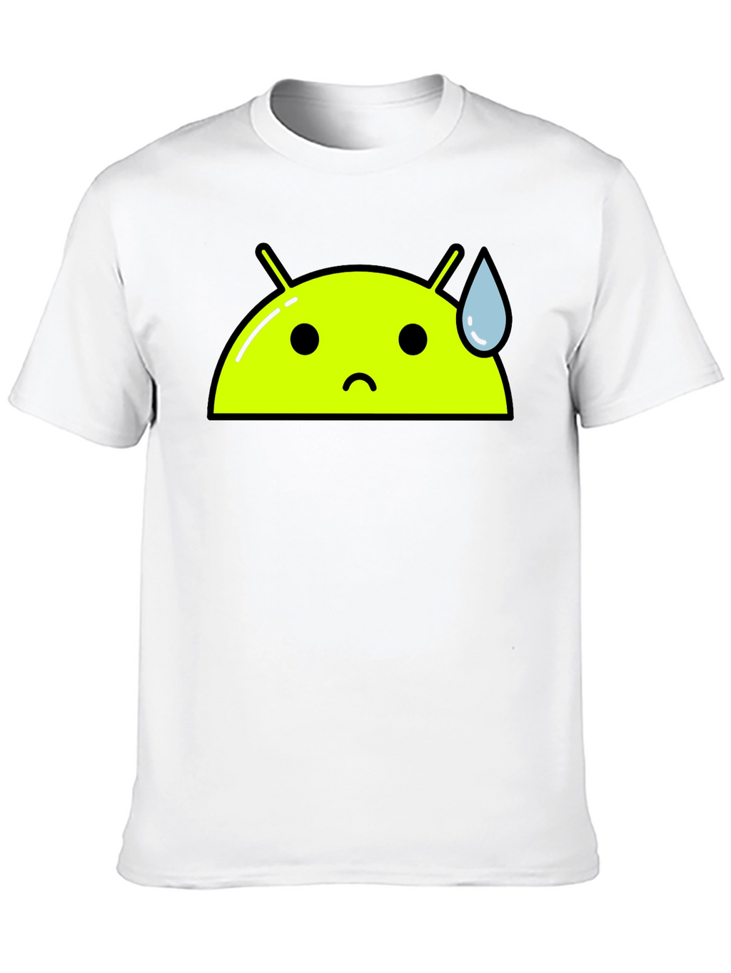 Android Bot Graphic Tee - Black