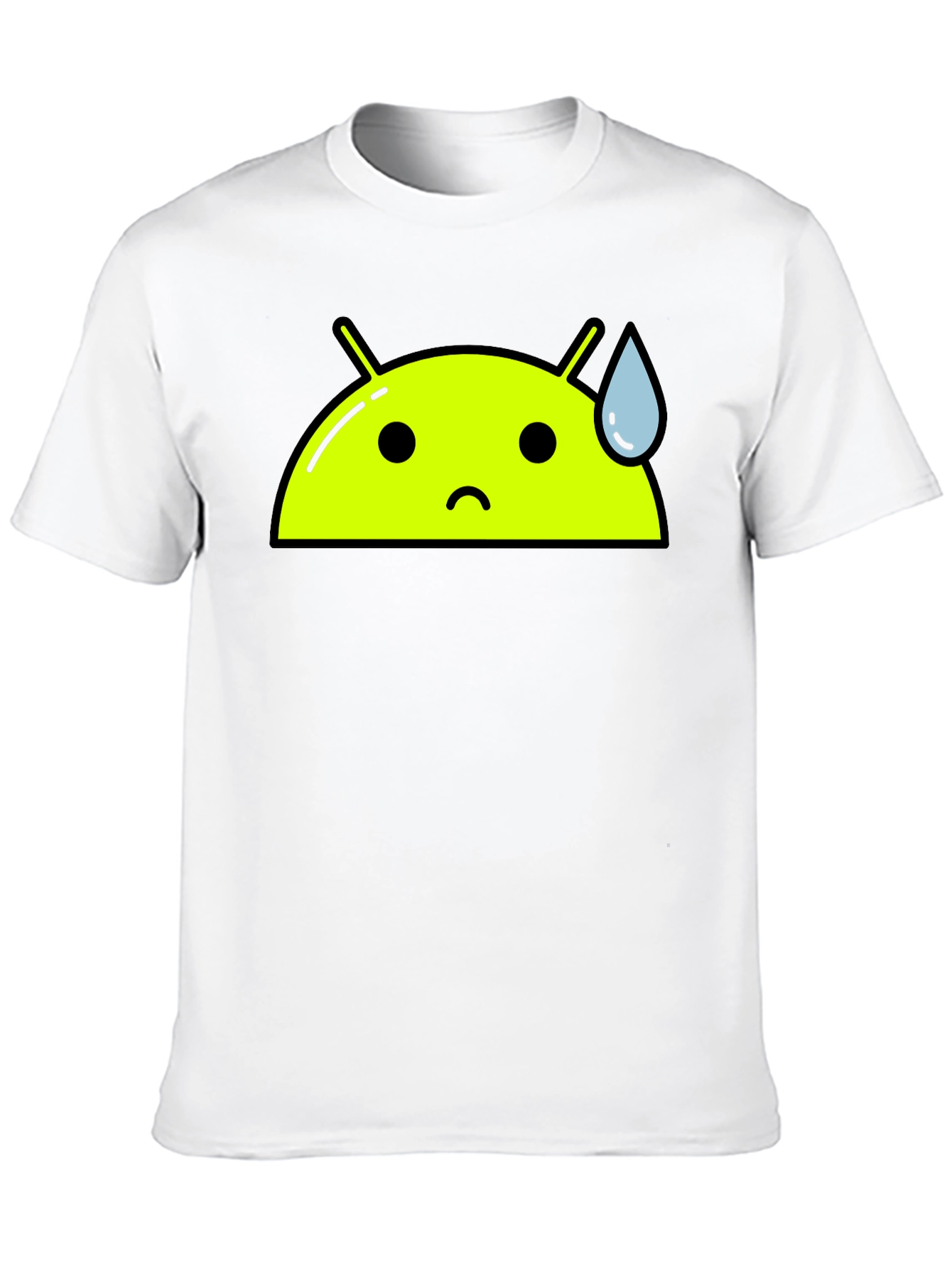 Android Bot Graphic Tee - Black