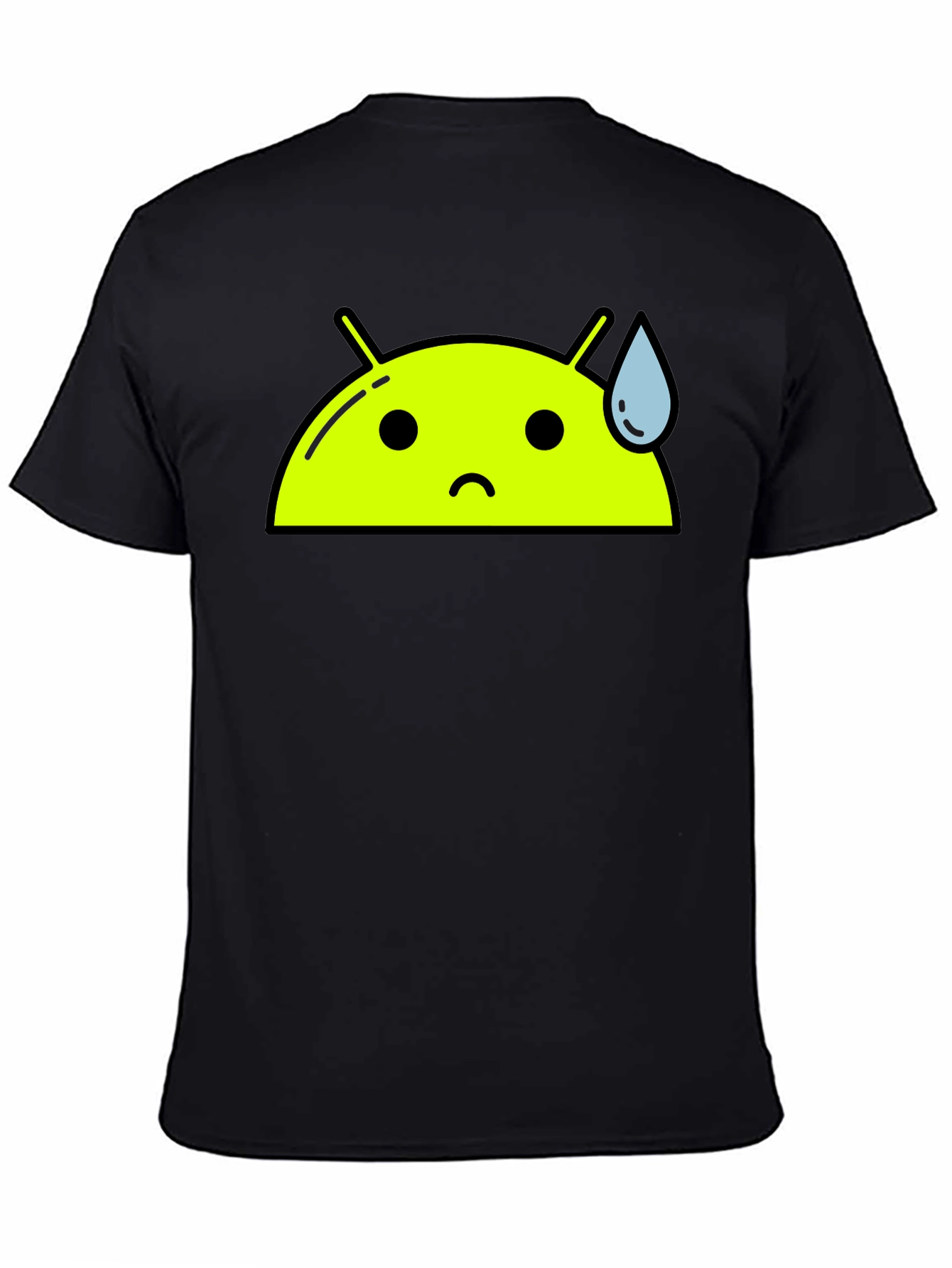 Android Bot Graphic Tee - Black