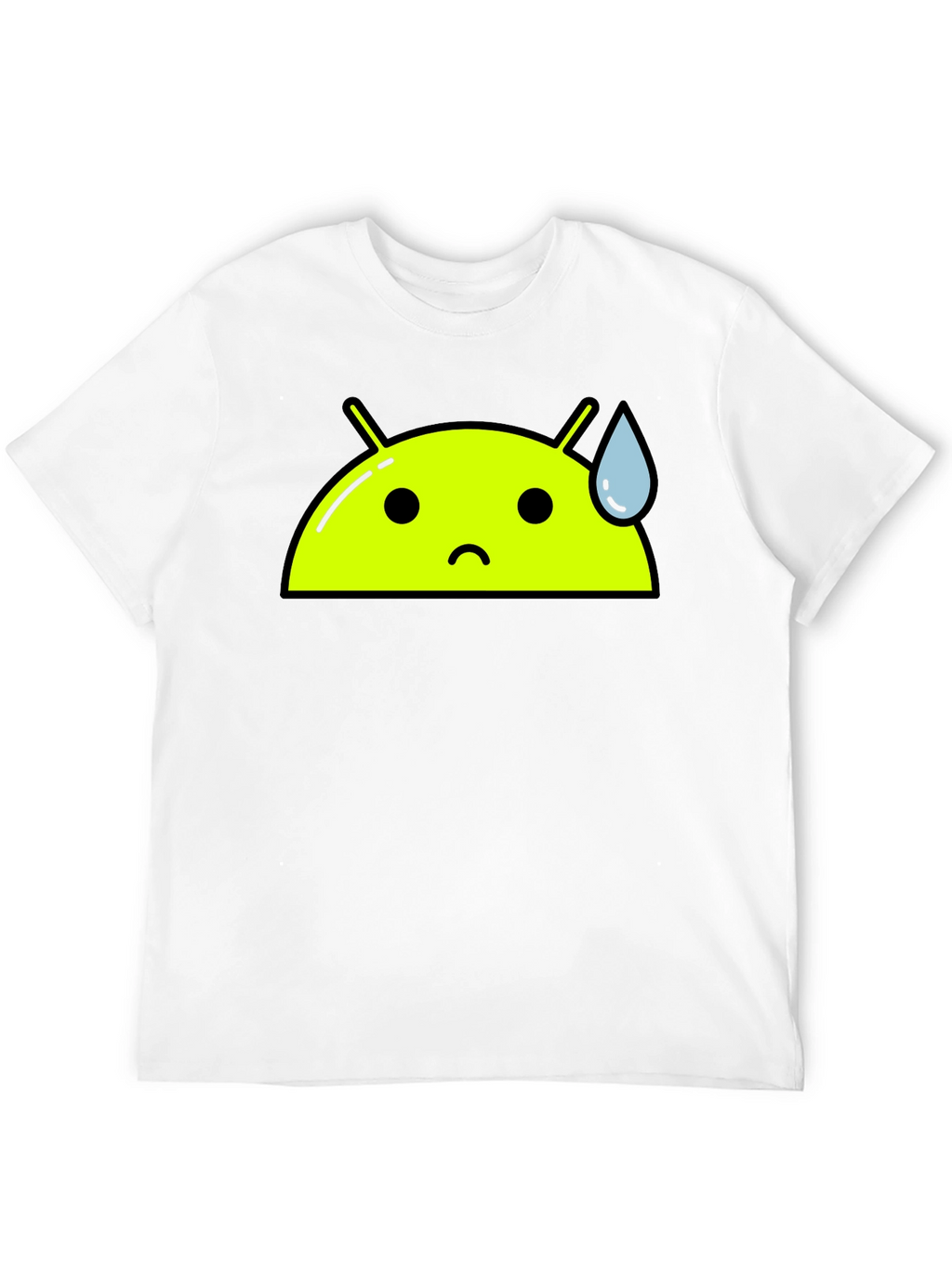 Android Bot Graphic Tee - Black