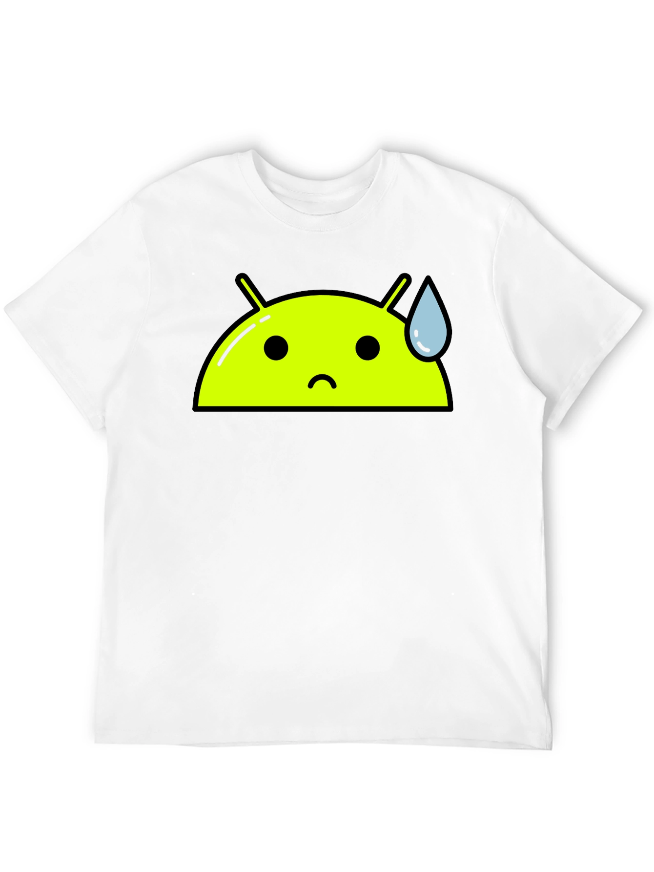 Android Bot Graphic Tee - Black