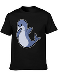Seal Cartoon Graphic Tee - Cute Animal Shirt