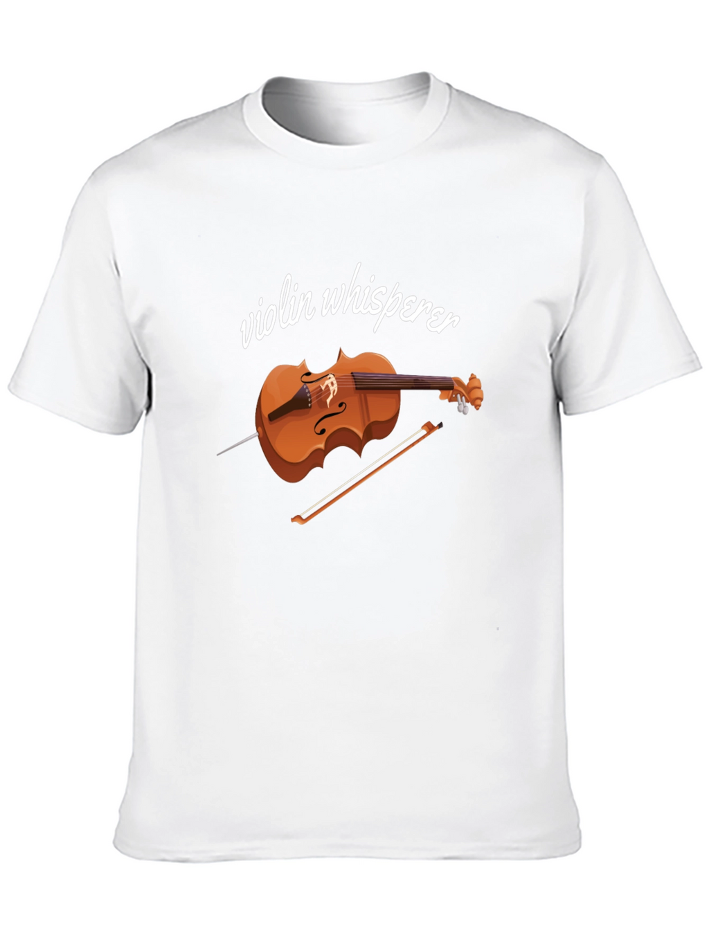 Violin Whisperer Black Graphic Tee Shirt