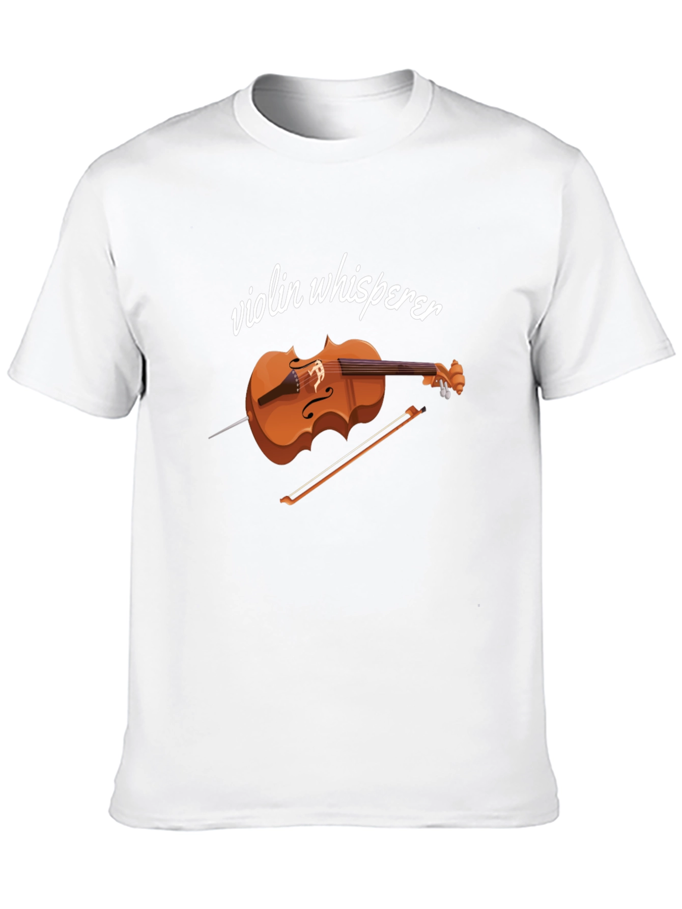 Violin Whisperer Black Graphic Tee Shirt