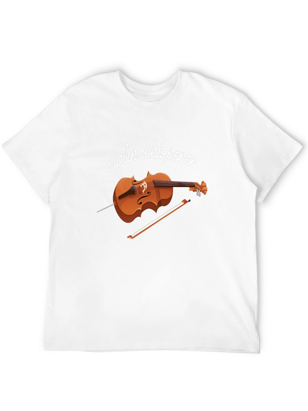 Violin Whisperer Black Graphic Tee Shirt