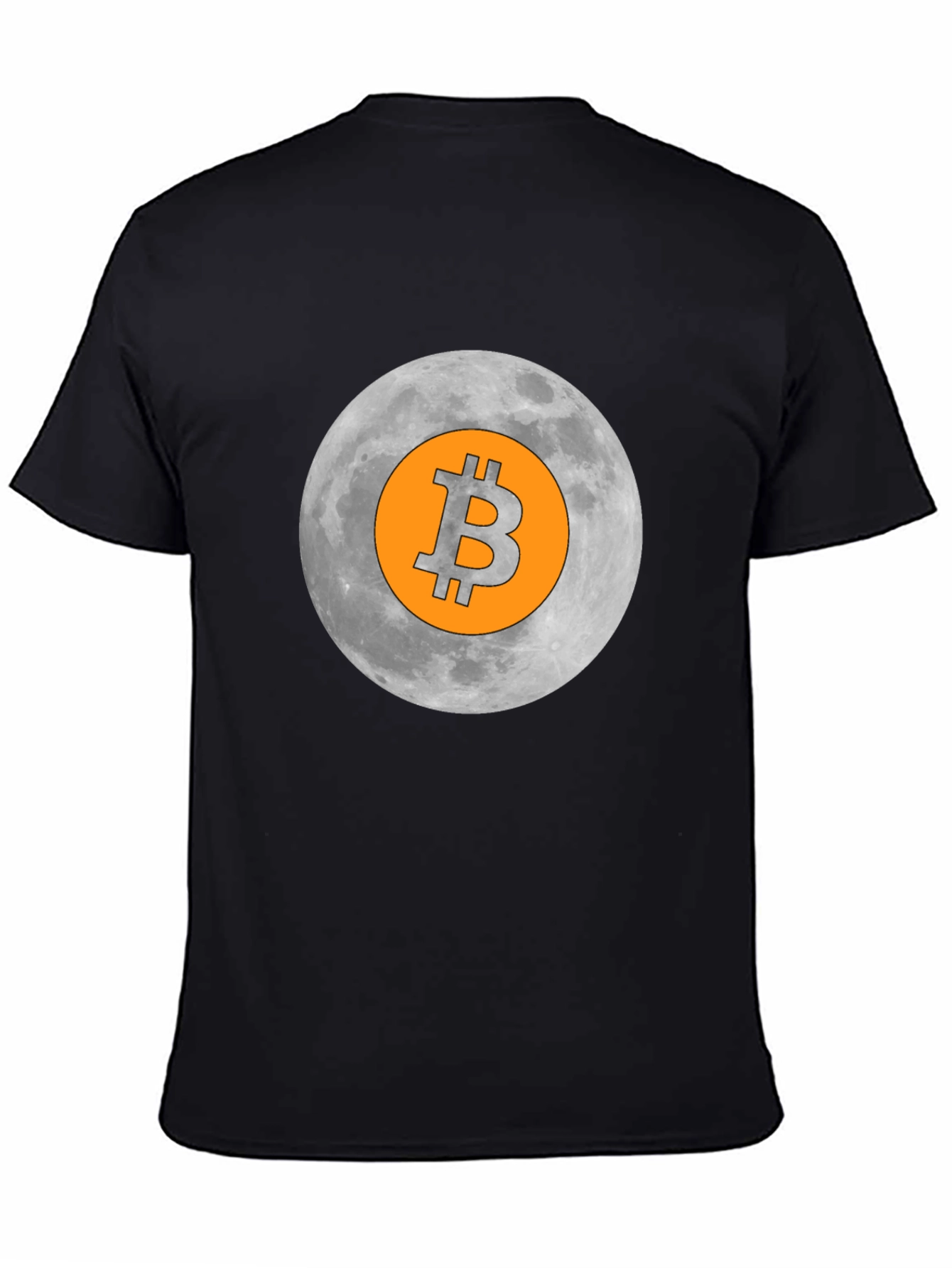 Bitcoin Moon Graphic T-Shirt