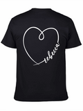 Rebecca Heart Tee - Personalized Graphic T-Shirt