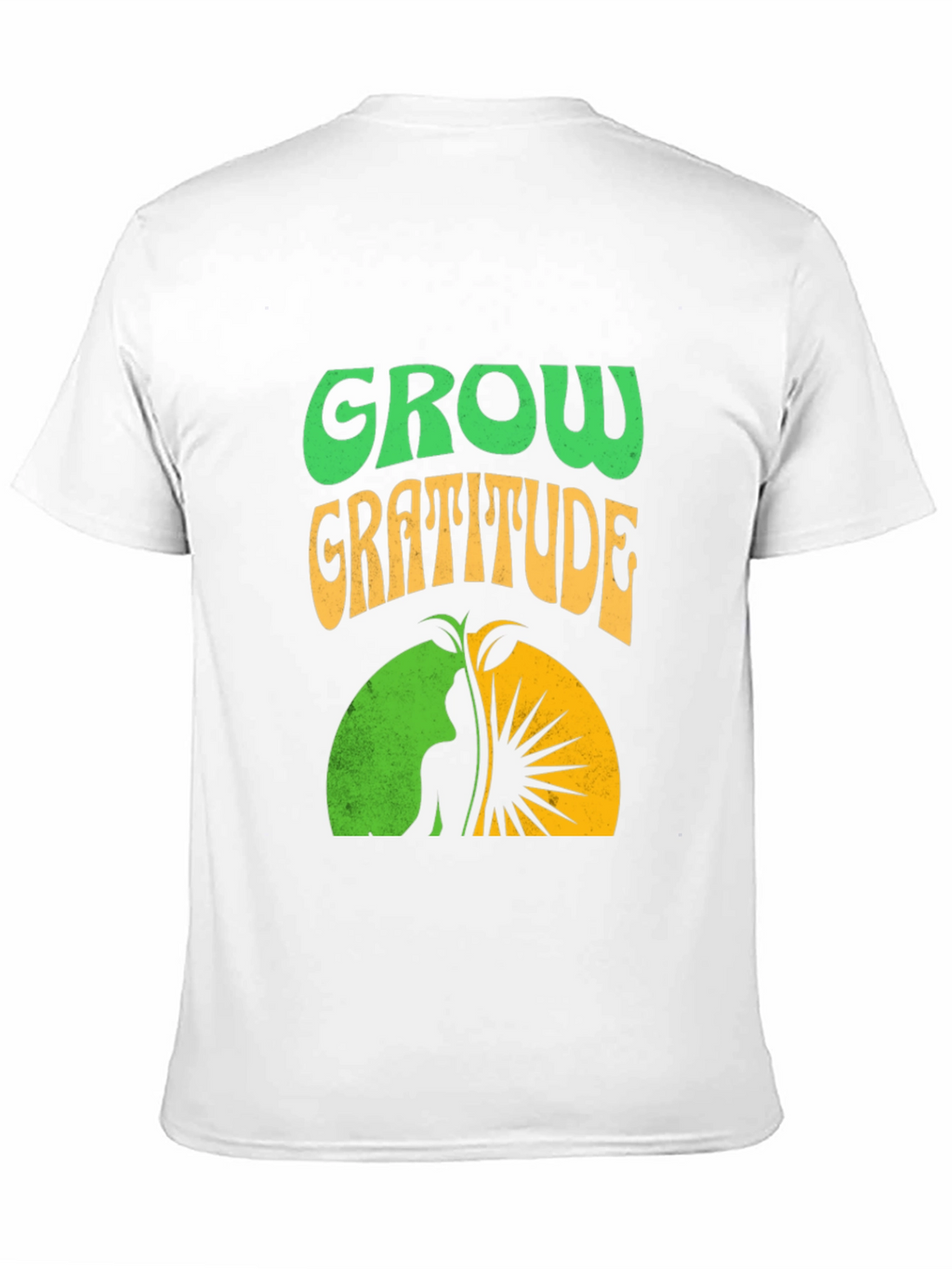 Grow Gratitude Graphic Tee - Black