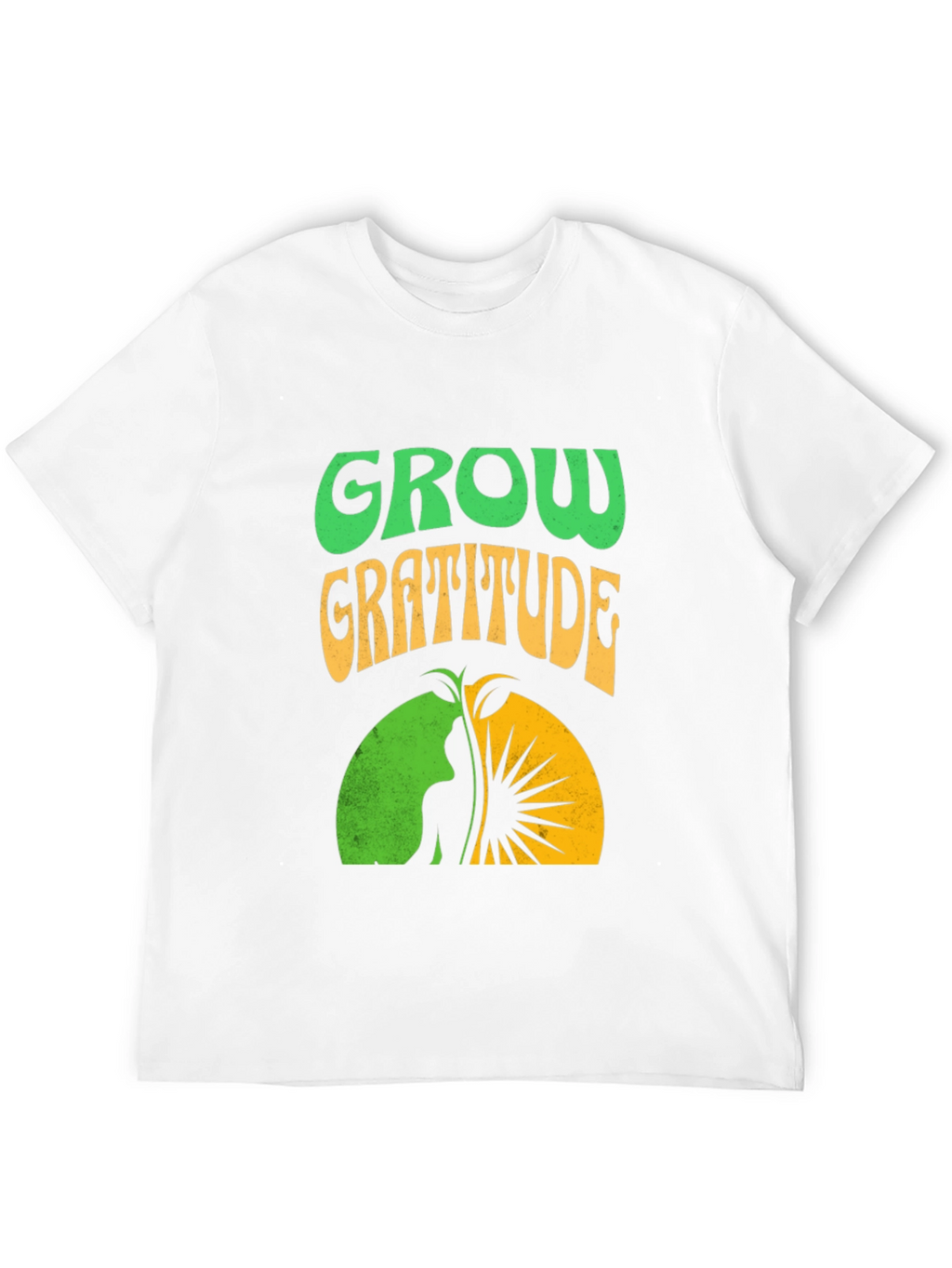 Grow Gratitude Graphic Tee - Black