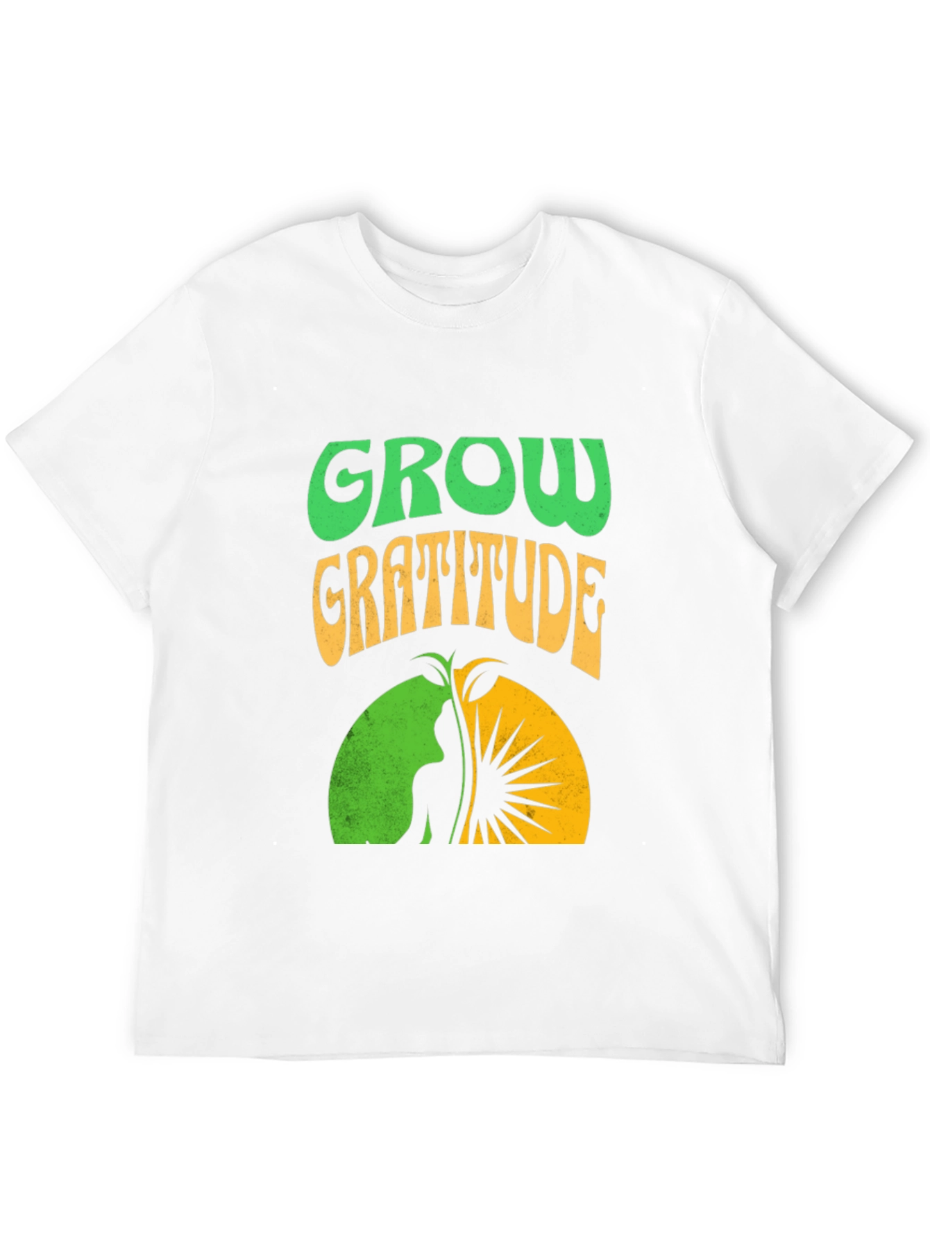 Grow Gratitude Graphic Tee - Black