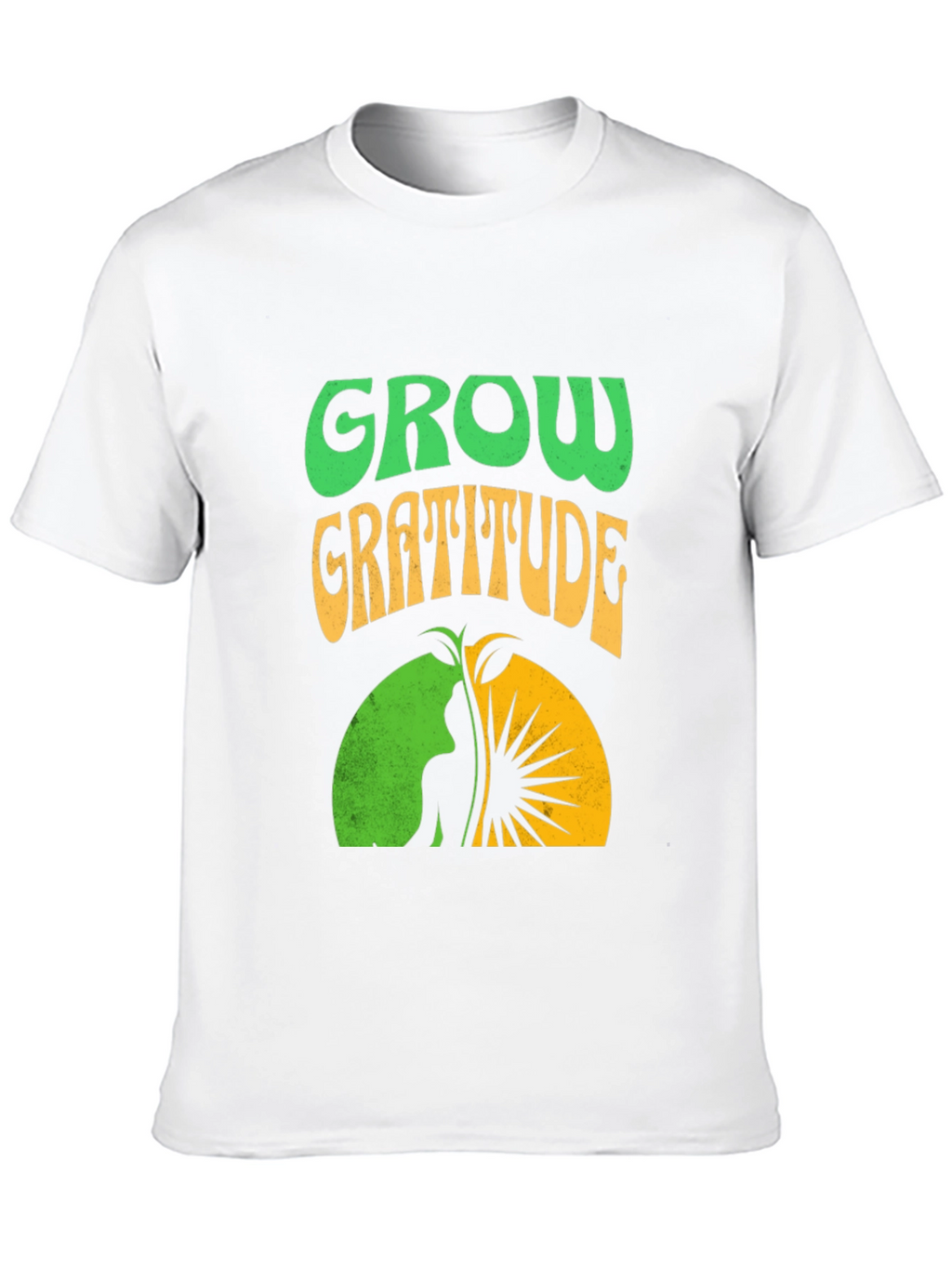 Grow Gratitude Graphic Tee - Black