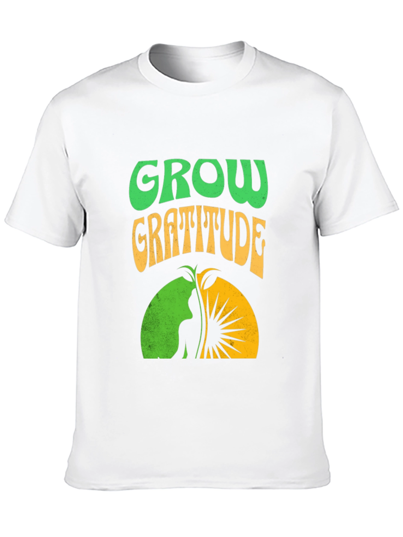 Grow Gratitude Graphic Tee - Black