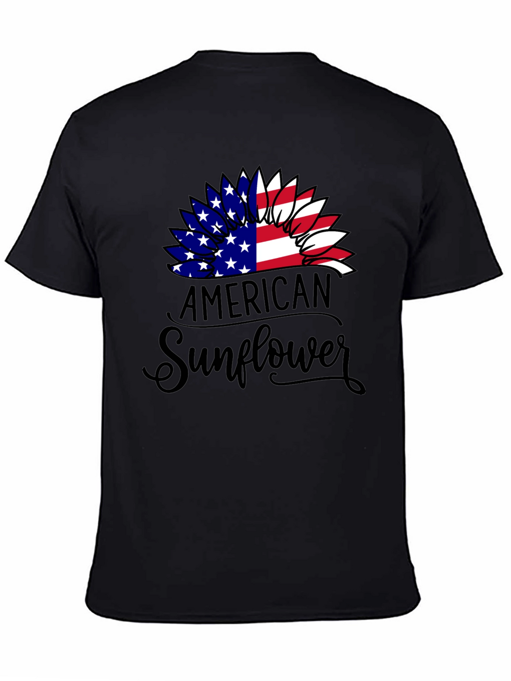 American Sunflower Patriotic Graphic Tee