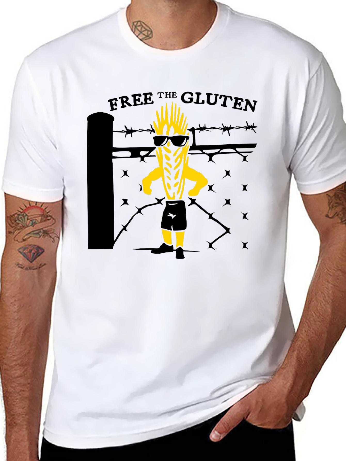 Free the Gluten Graphic T-Shirt