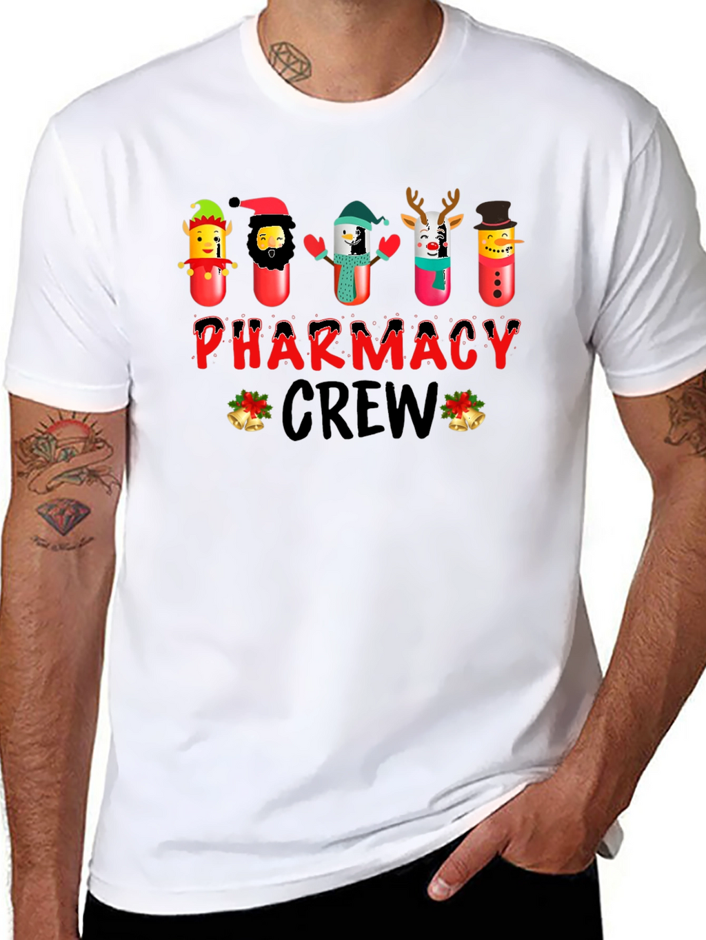 Pharmacy Crew Christmas T-Shirt
