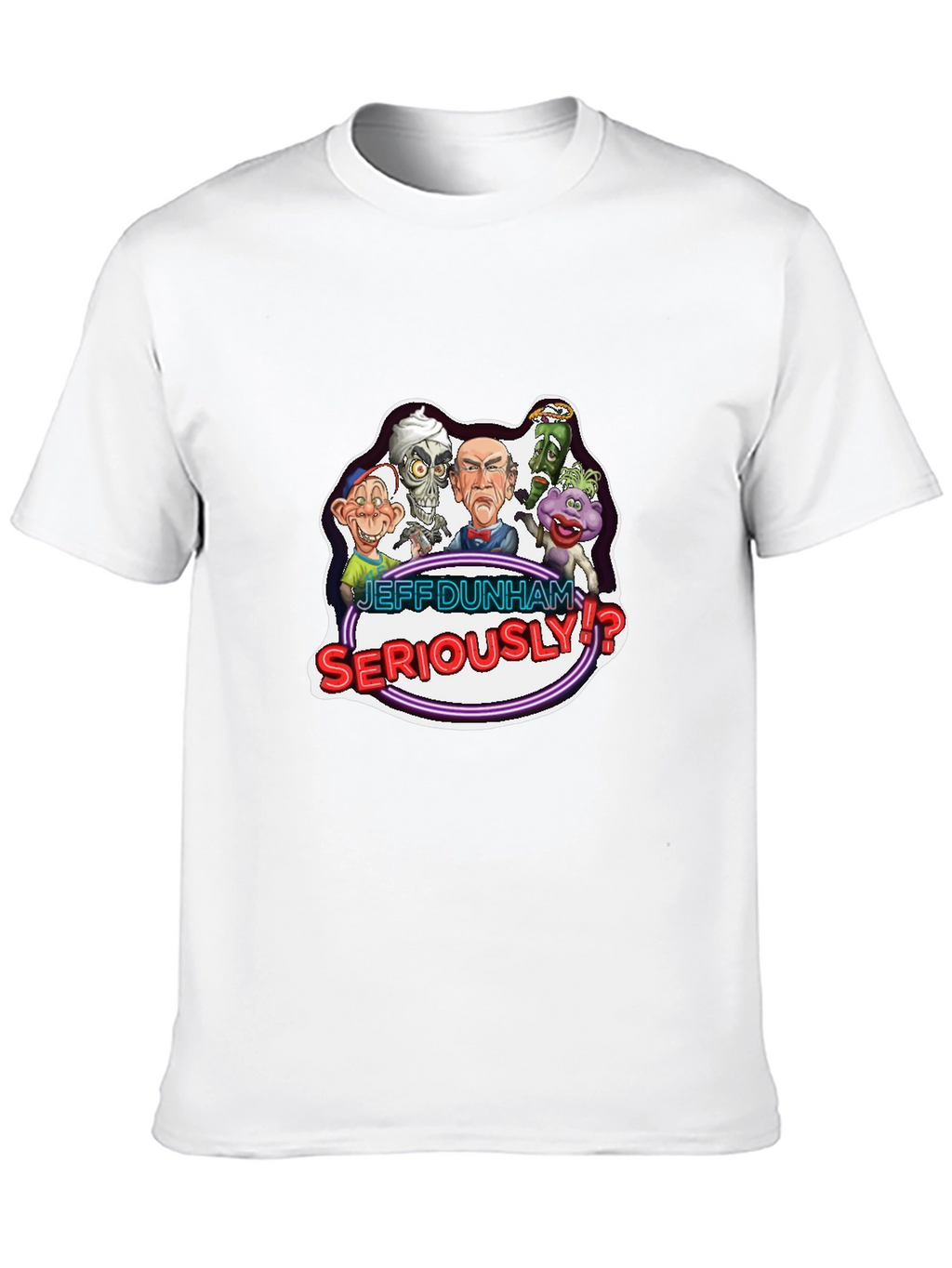 Jeff Dunham Seriously!? Black T-Shirt