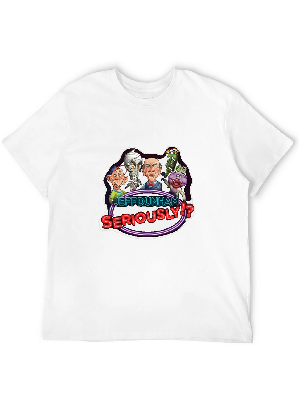 Jeff Dunham Seriously!? Black T-Shirt