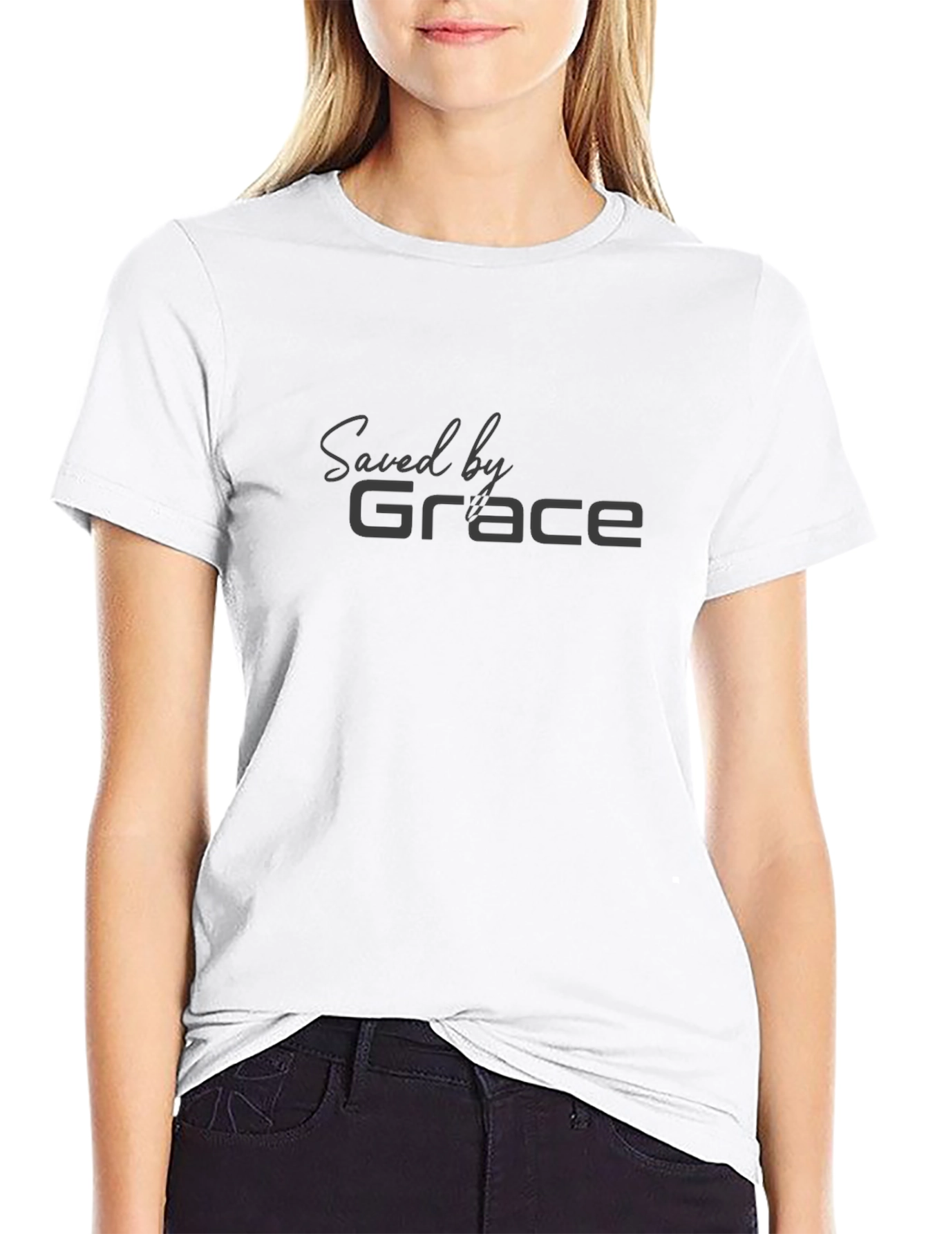 Saved by Grace T-Shirt - Christian Apparel