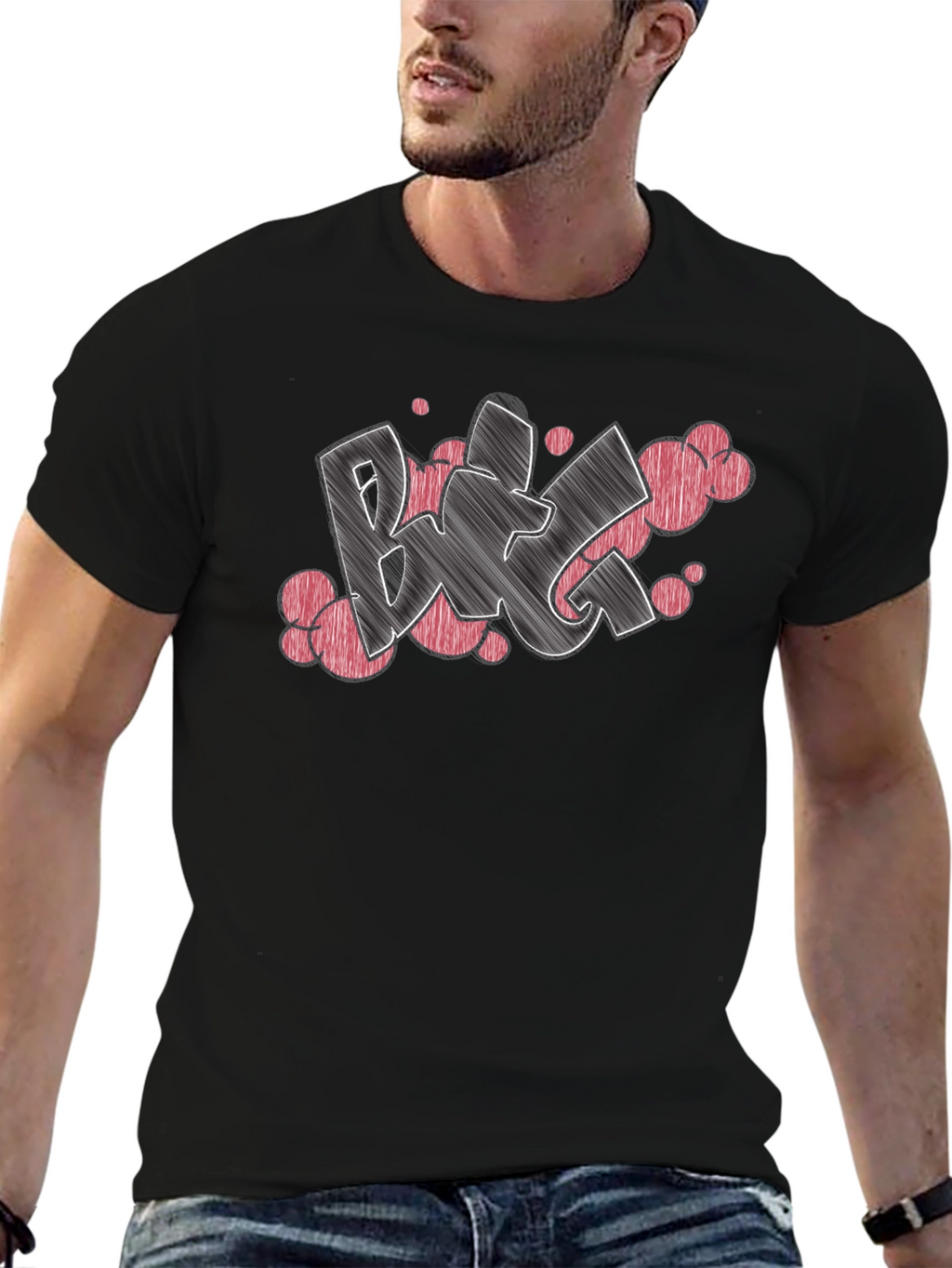 Urban Graphic Tee - Abstract Graffiti Design