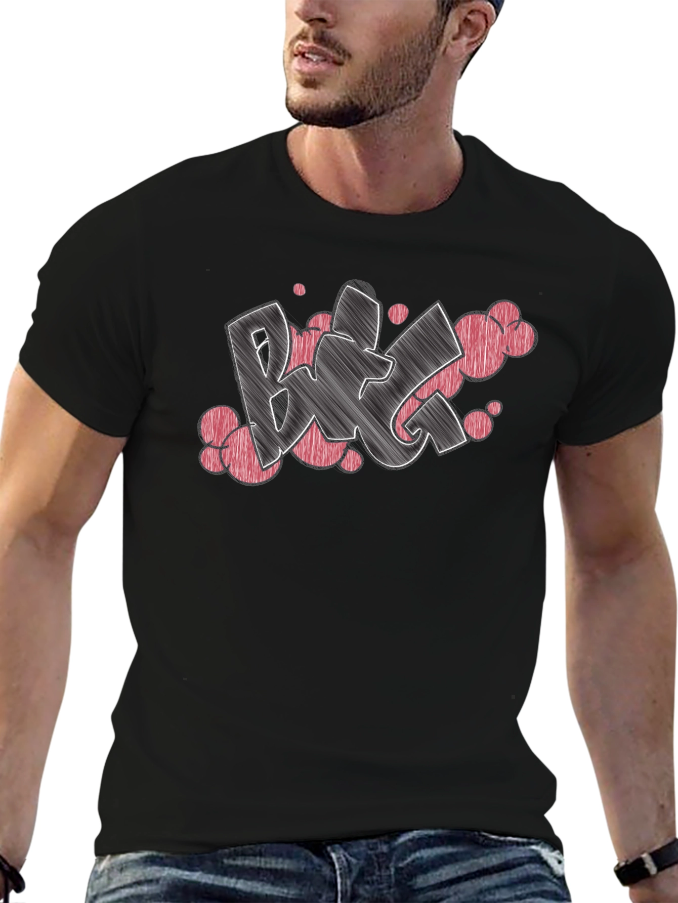 Urban Graphic Tee - Abstract Graffiti Design