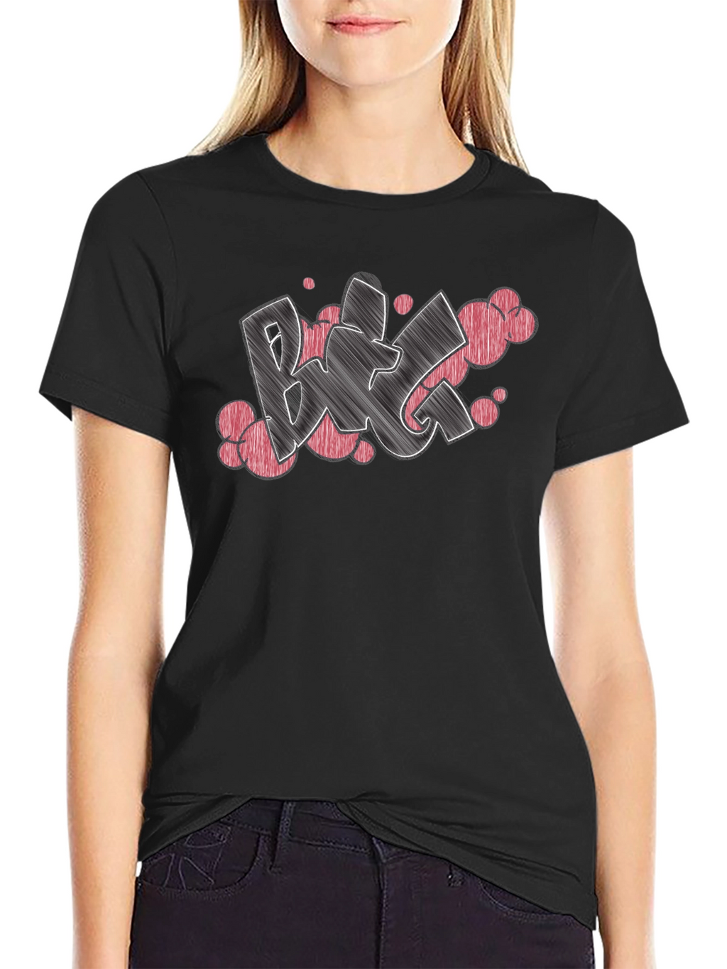 Urban Graphic Tee - Abstract Graffiti Design