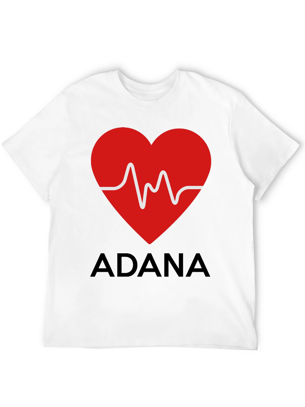 Adana Heartbeat T-Shirt - Trendy City Pride Tee