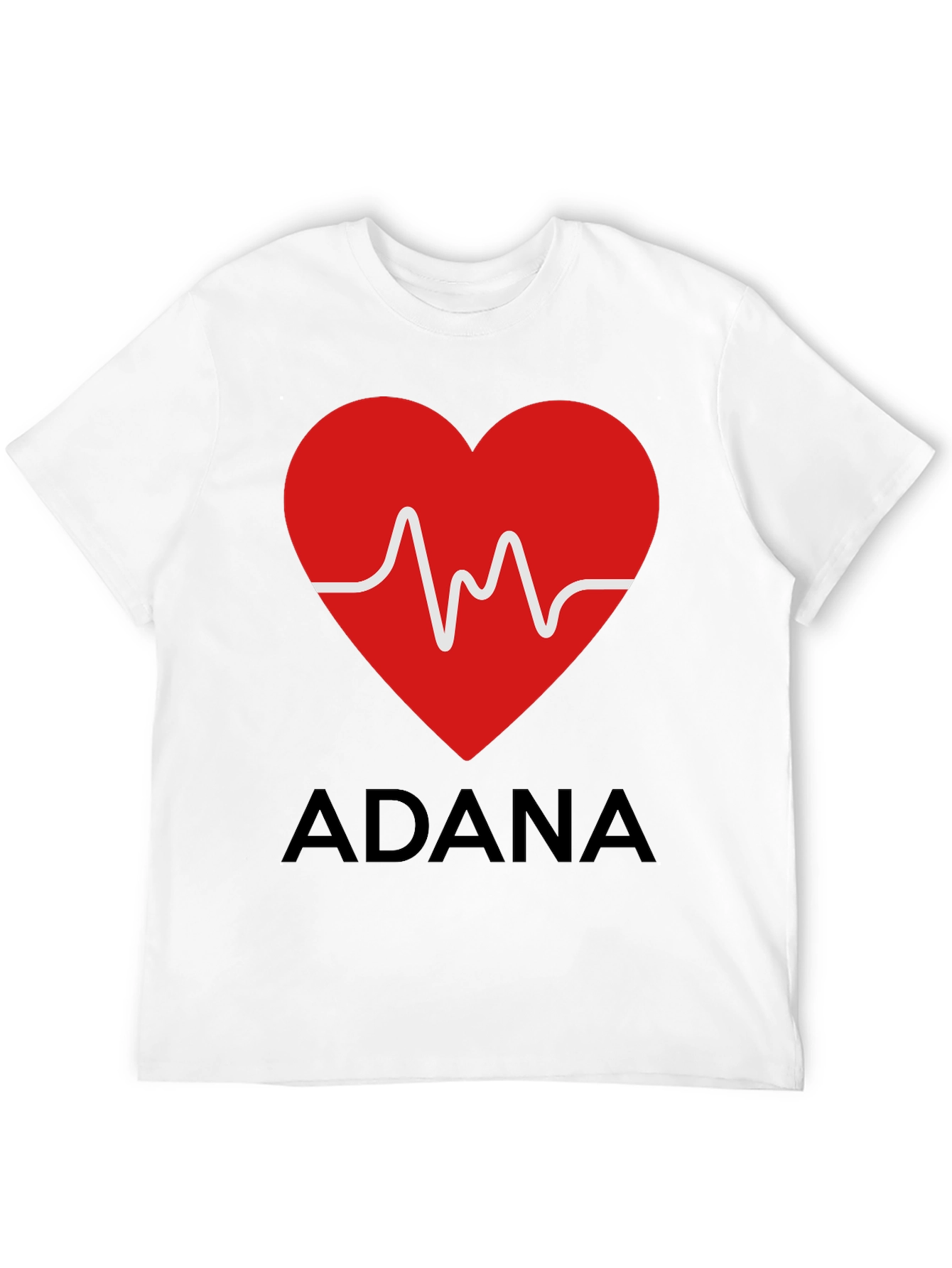 Adana Heartbeat T-Shirt - Trendy City Pride Tee