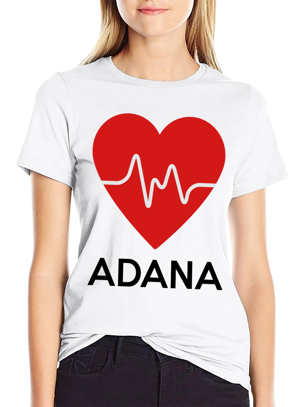Adana Heartbeat T-Shirt - Trendy City Pride Tee