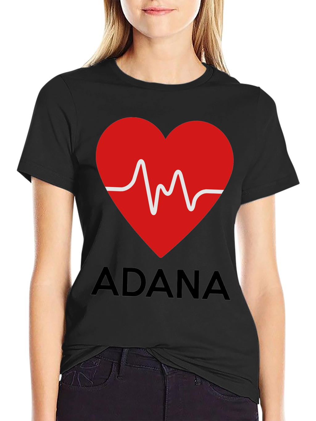 Adana Heartbeat T-Shirt - Trendy City Pride Tee