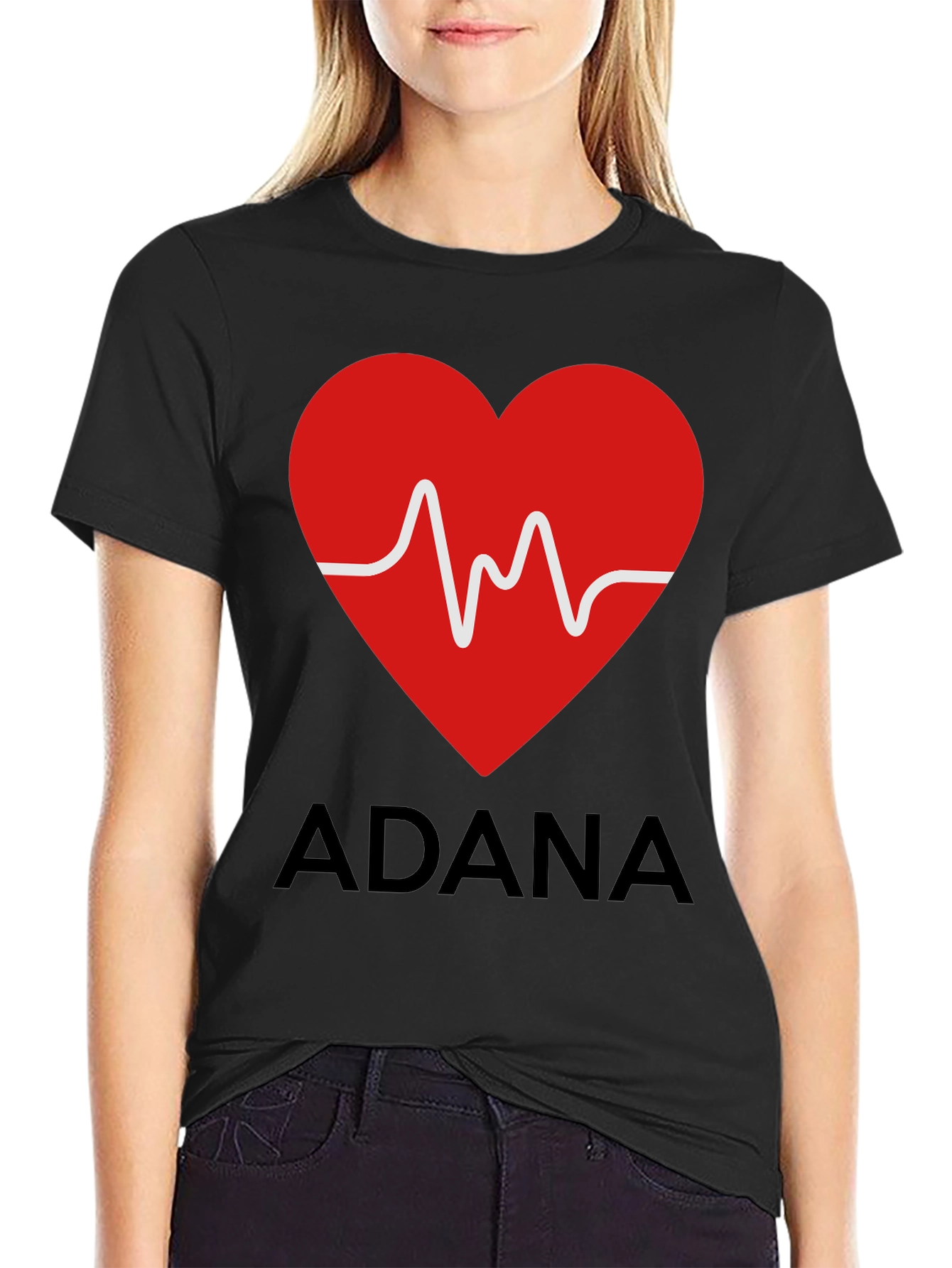 Adana Heartbeat T-Shirt - Trendy City Pride Tee