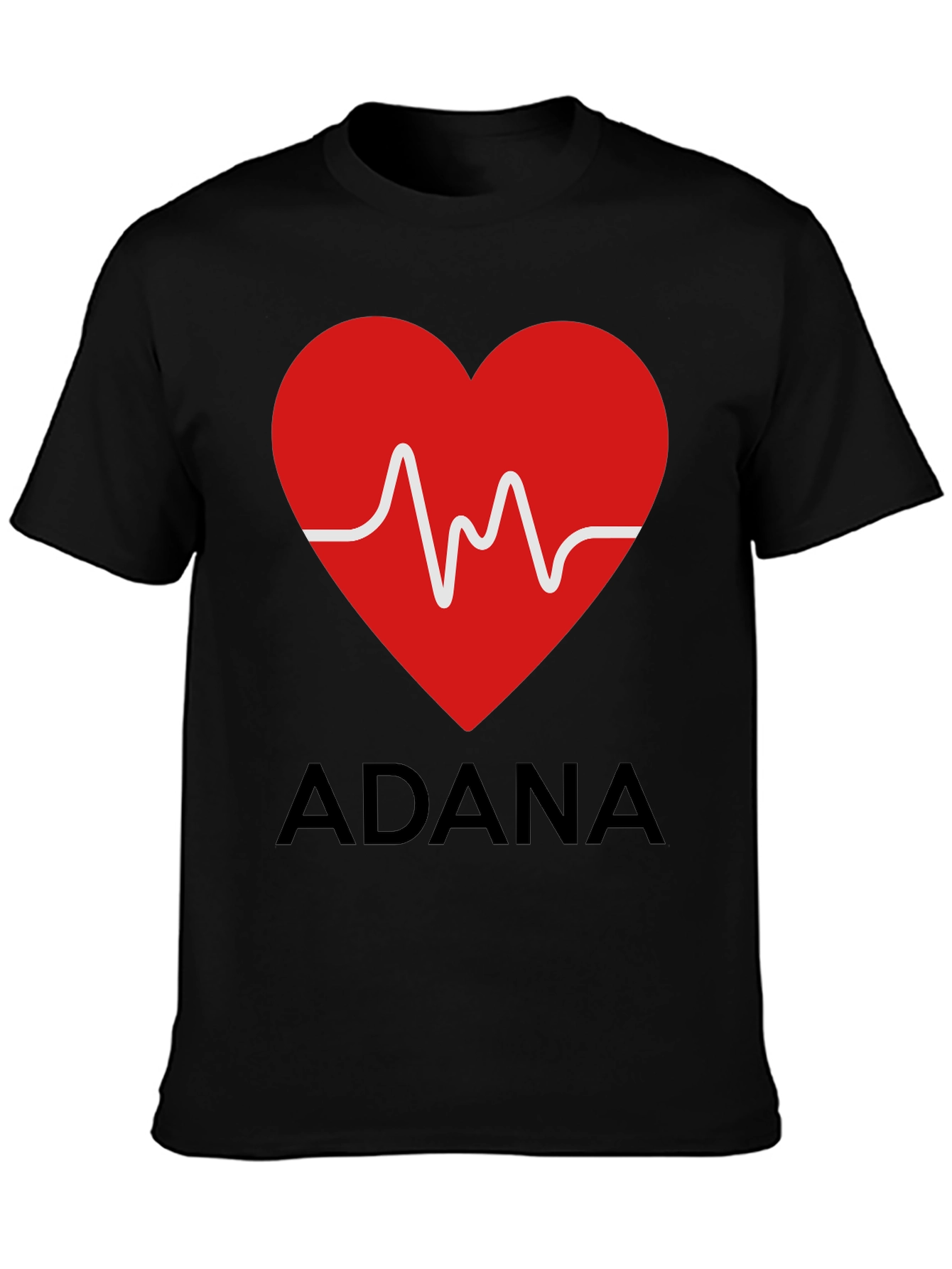 Adana Heartbeat T-Shirt - Trendy City Pride Tee