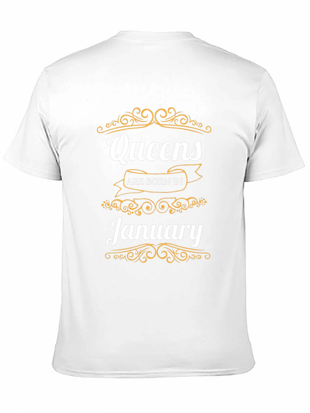 Queens Born in January Black T-Shirt