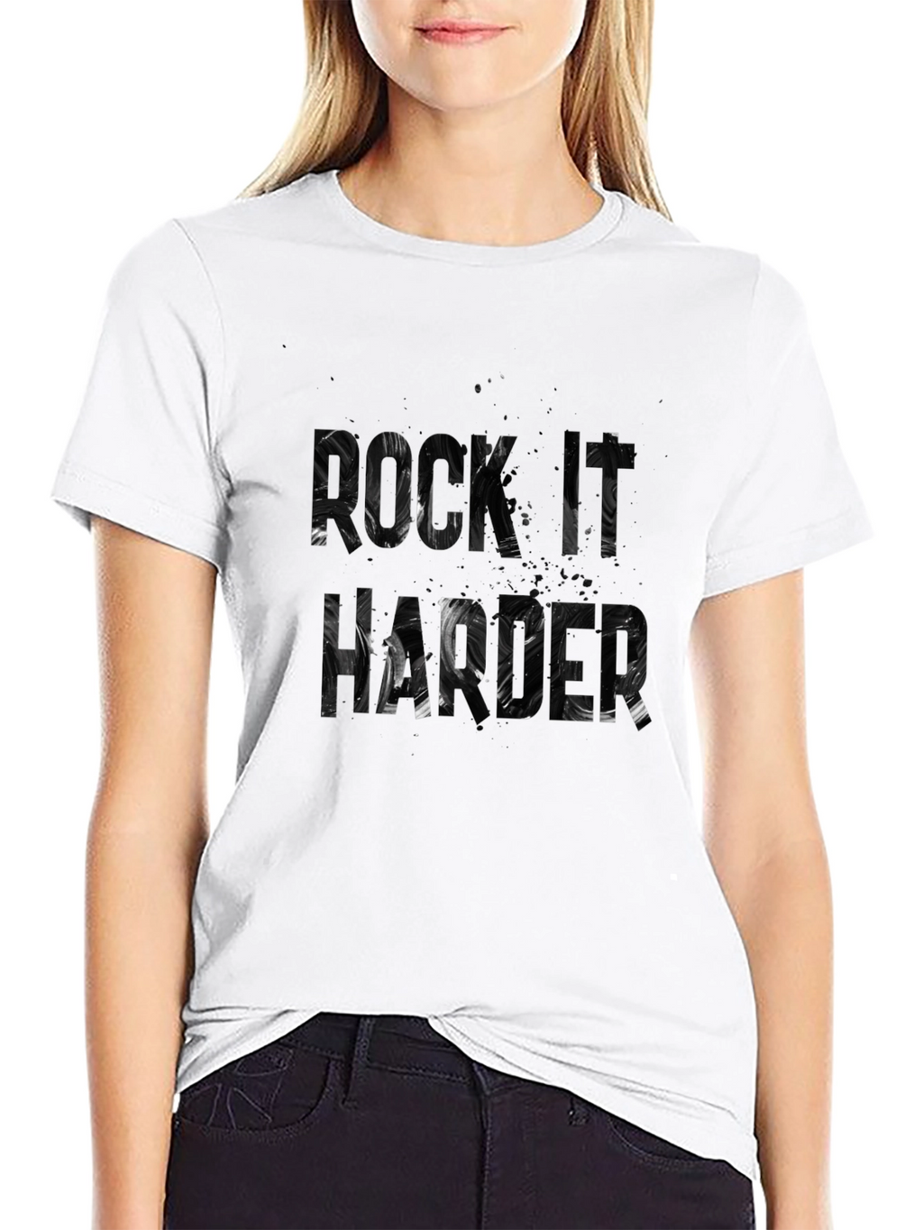 Rock It Harder T-Shirt - Bold Graphic Tee