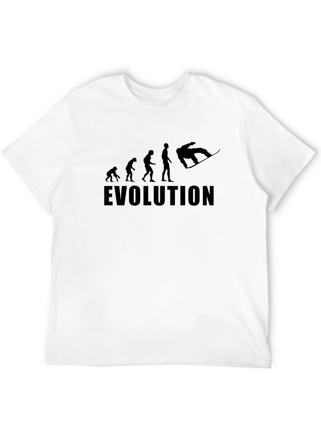 Evolution Snowboarder Black T-Shirt