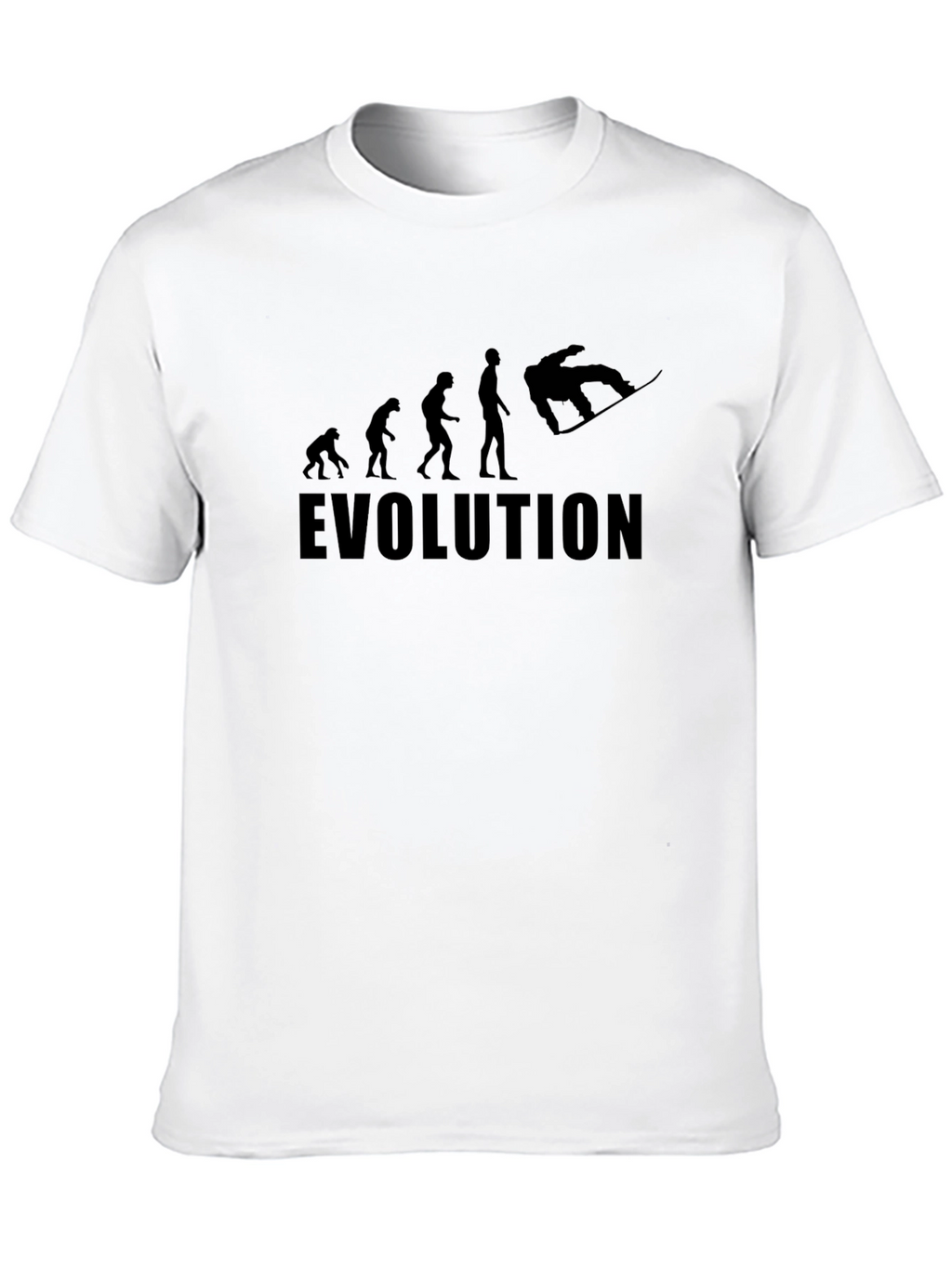 Evolution Snowboarder Black T-Shirt