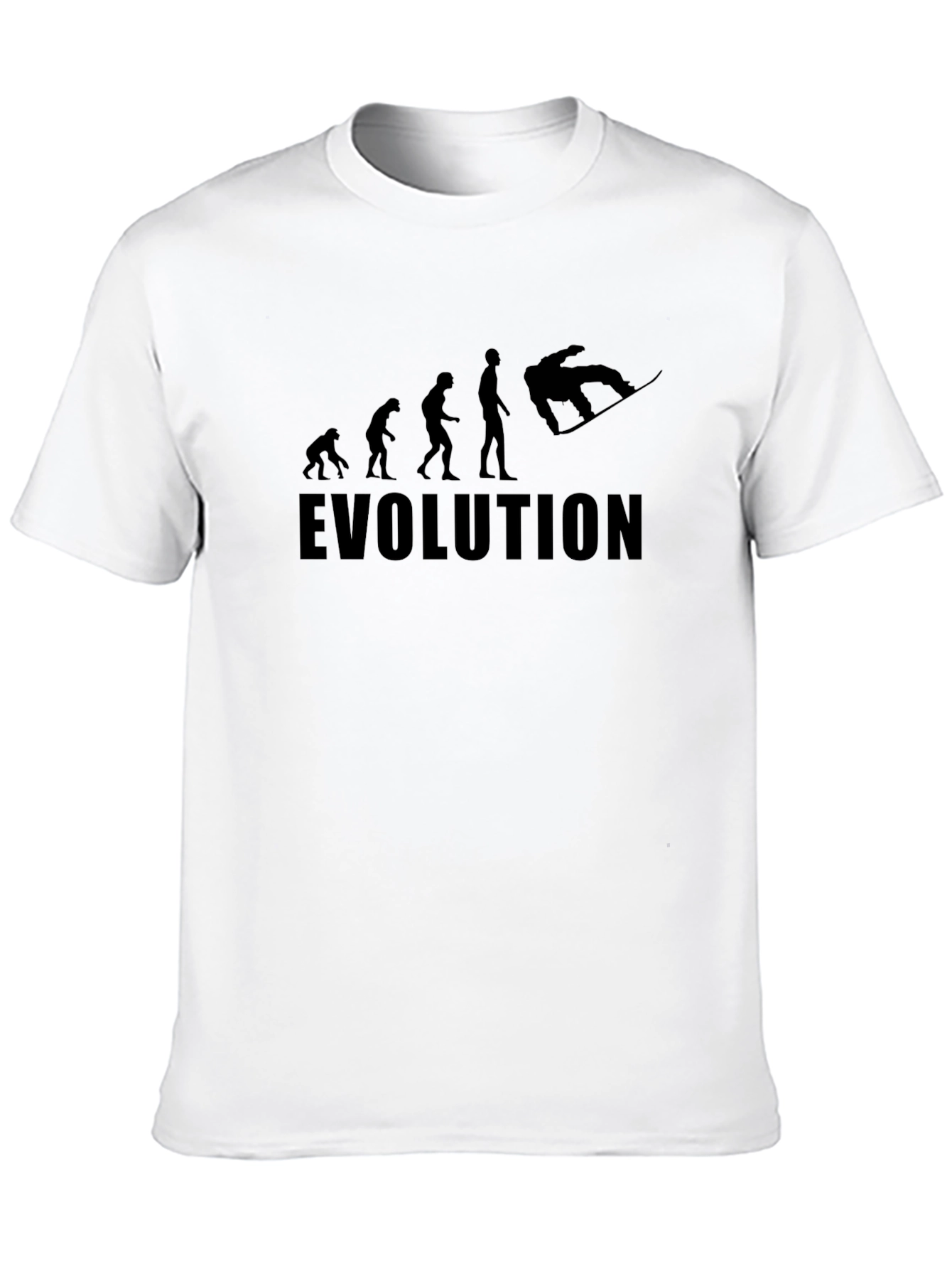 Evolution Snowboarder Black T-Shirt