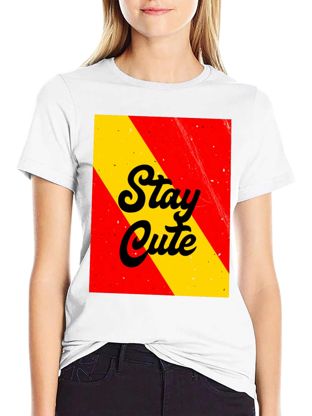 Stay Cute Graphic Tee - Bold Style