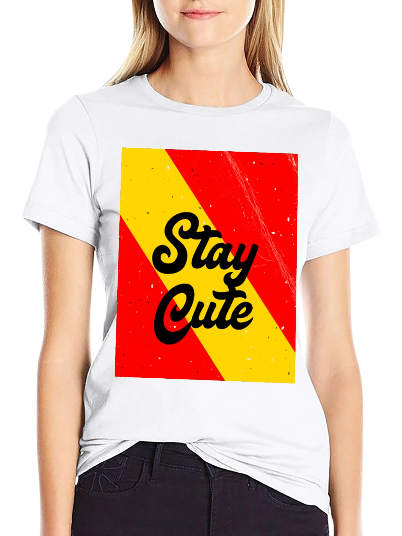 Stay Cute Graphic Tee - Bold Style