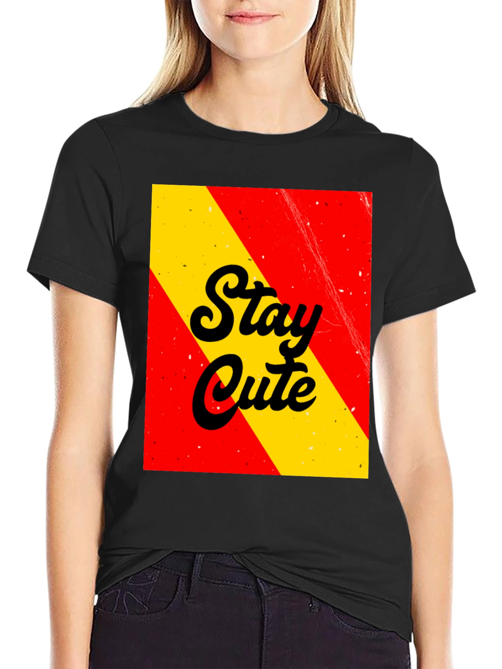 Stay Cute Graphic Tee - Bold Style
