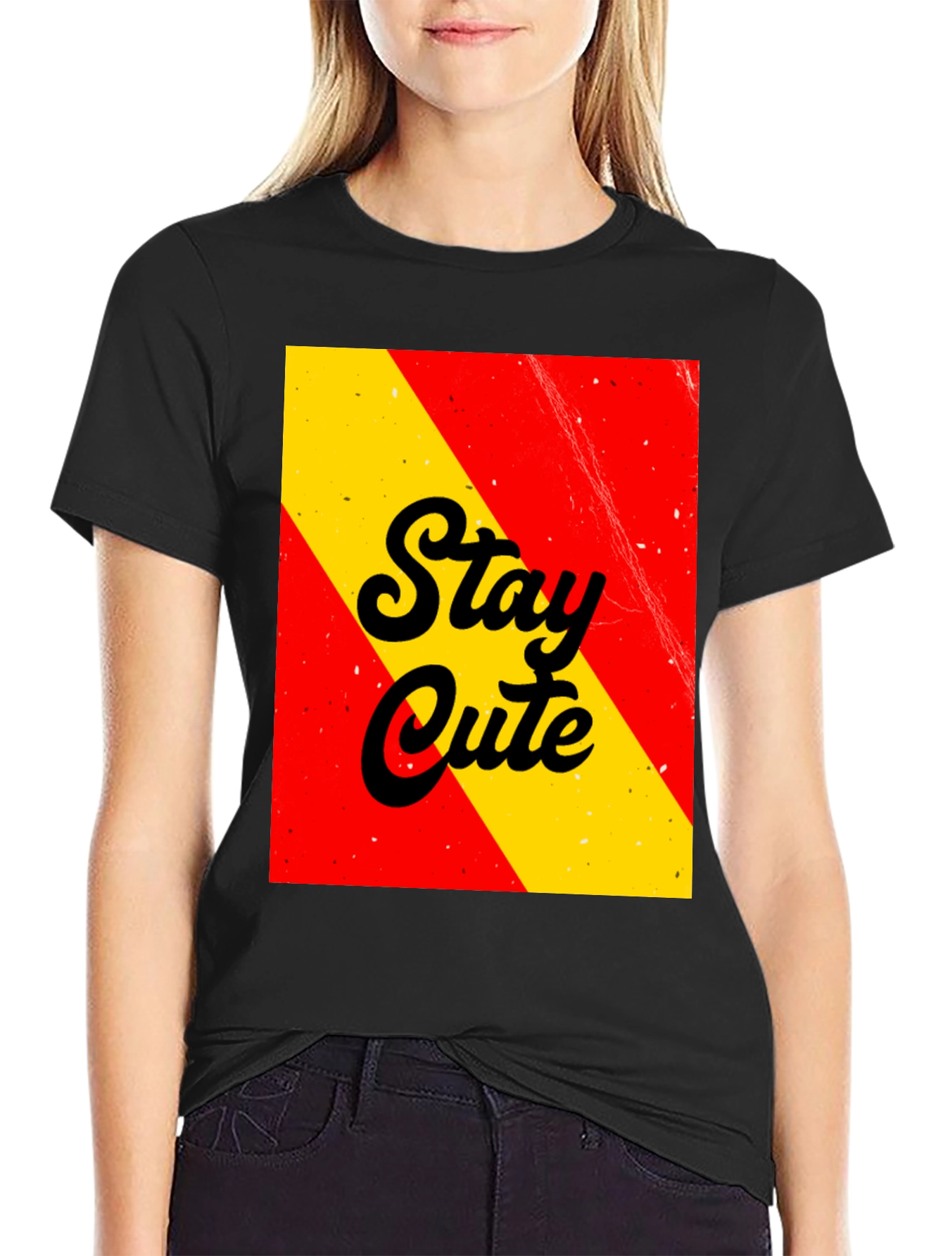 Stay Cute Graphic Tee - Bold Style