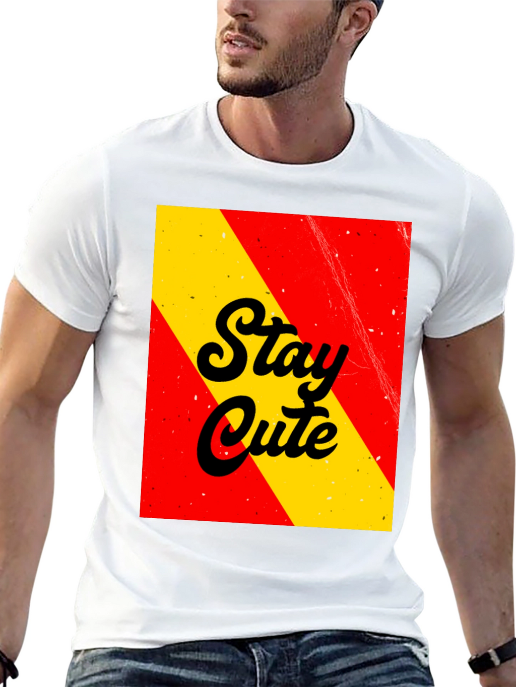 Stay Cute Graphic Tee - Bold Style