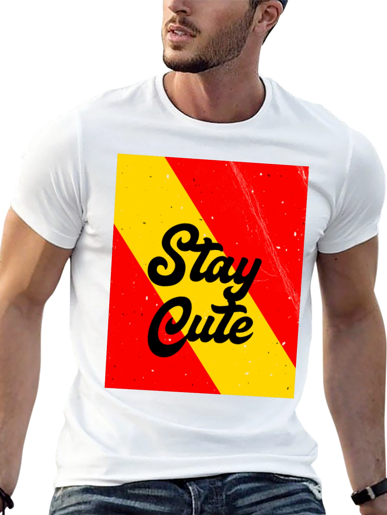 Stay Cute Graphic Tee - Bold Style
