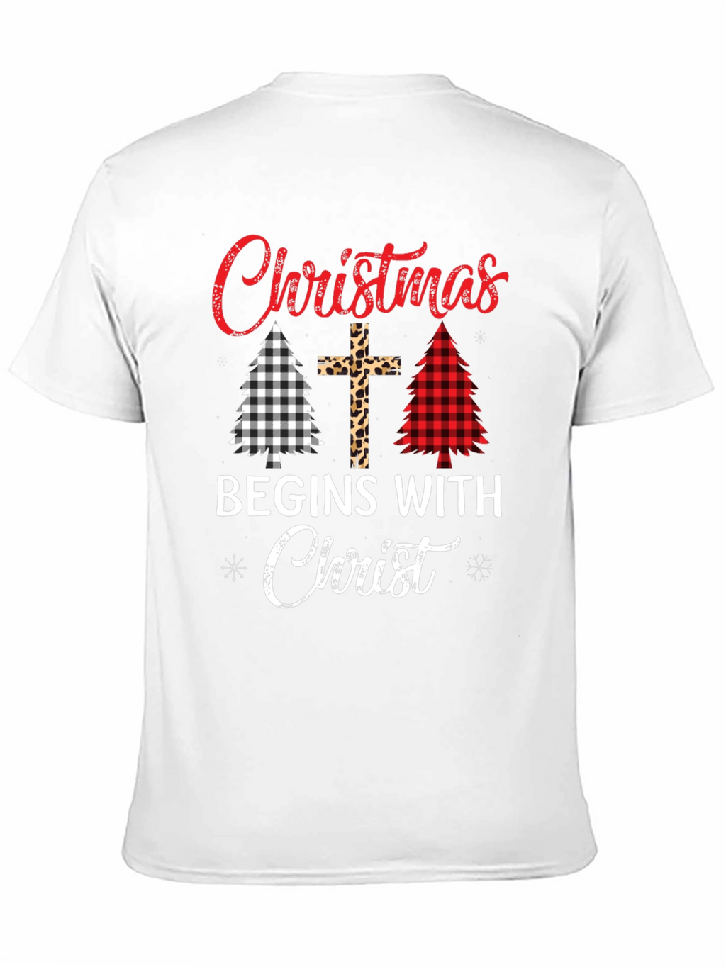 Christmas Begins With Christ Graphic Tee