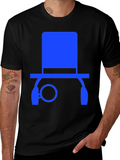 Monocle Hat Graphic Tee - Cool Casual Style