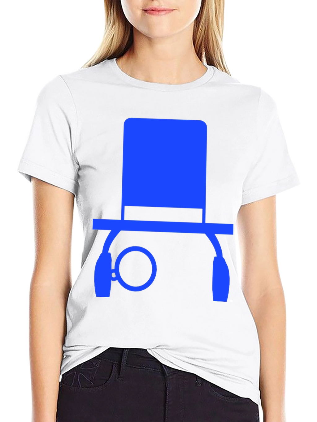Monocle Hat Graphic Tee - Cool Casual Style