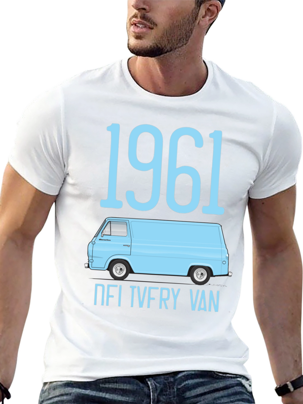 1961 Delivery Van T-Shirt - Classic Car Tee