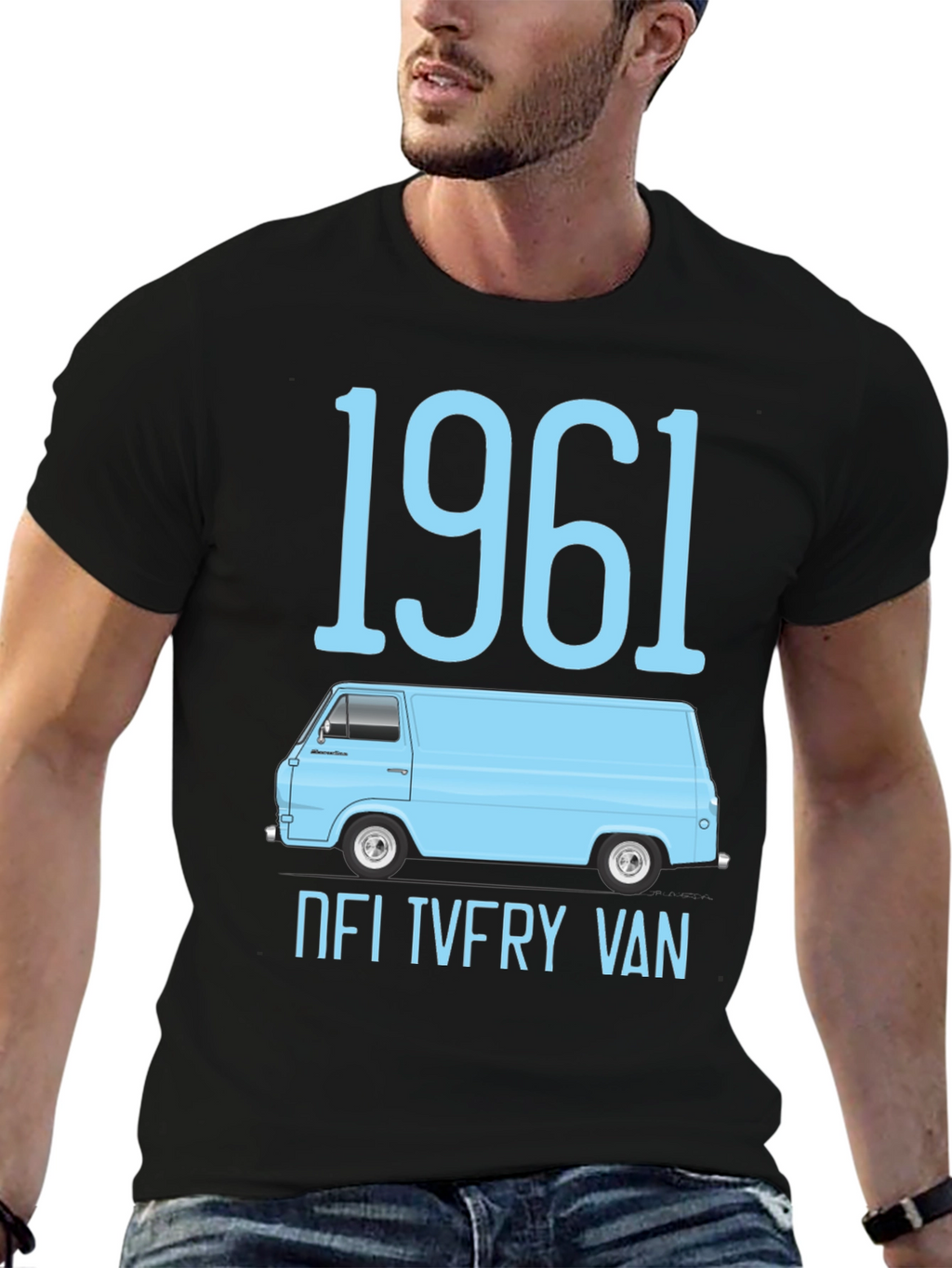 1961 Delivery Van T-Shirt - Classic Car Tee