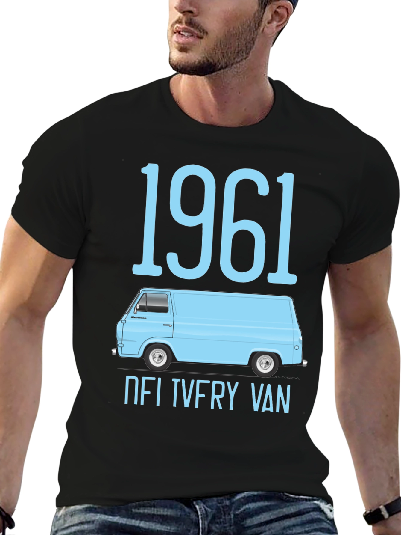 1961 Delivery Van T-Shirt - Classic Car Tee