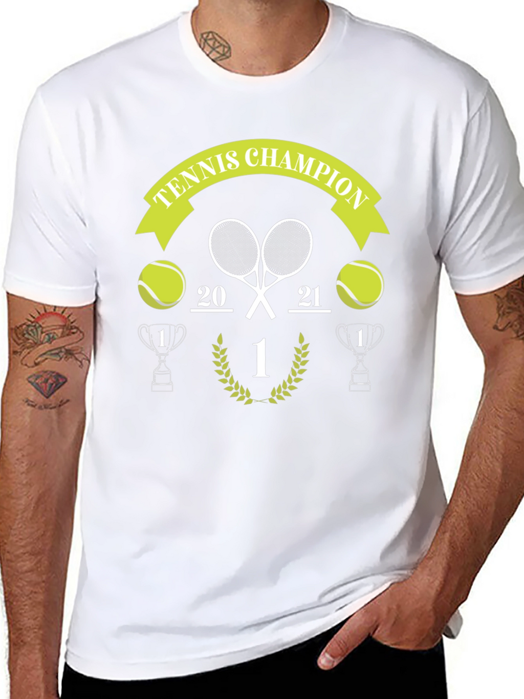 Tennis Champion 2021 Graphic T-Shirt